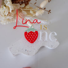 Load image into Gallery viewer, CUSTOM Clear Berry First Cake Topper
