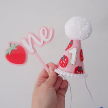 Load image into Gallery viewer, Berry First Cake Topper
