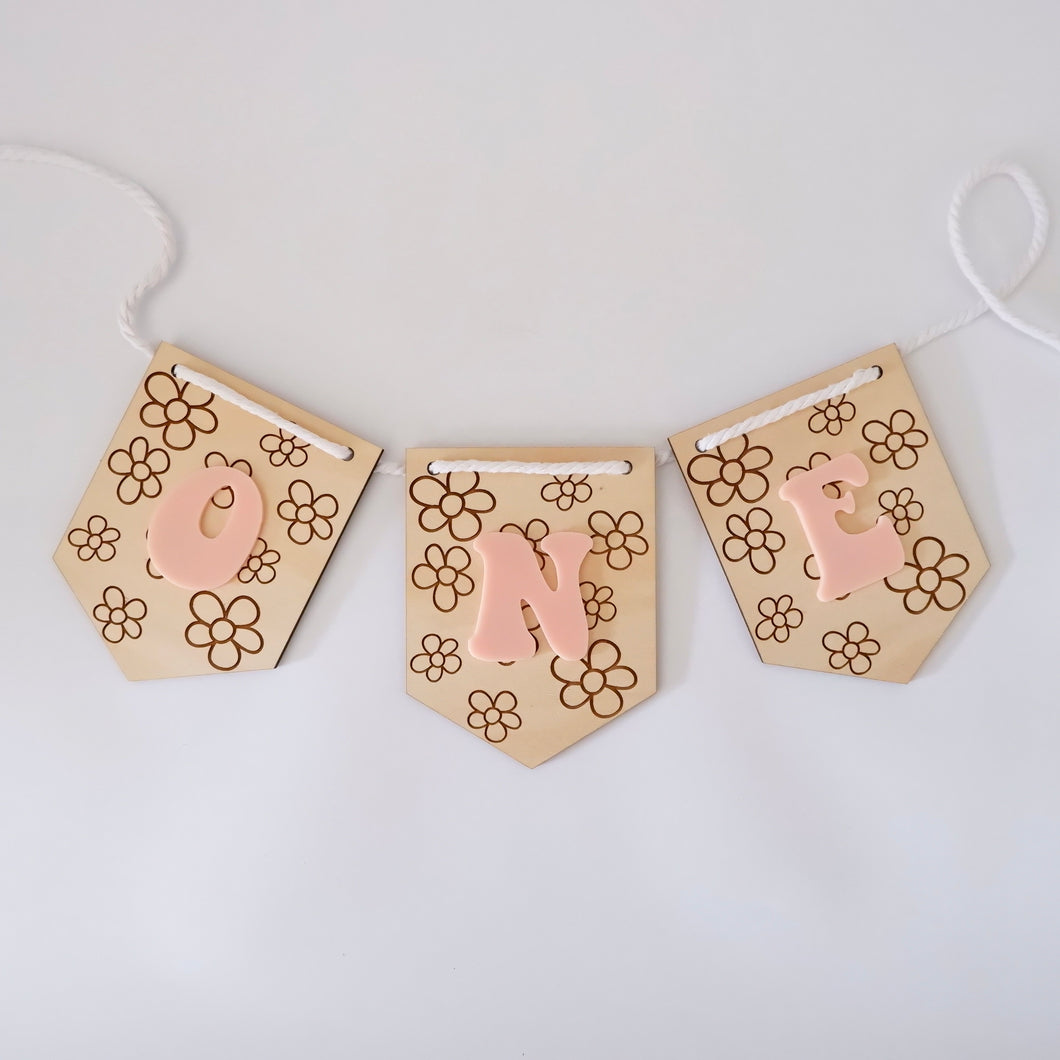 Daisy Pattern - High Chair Garland