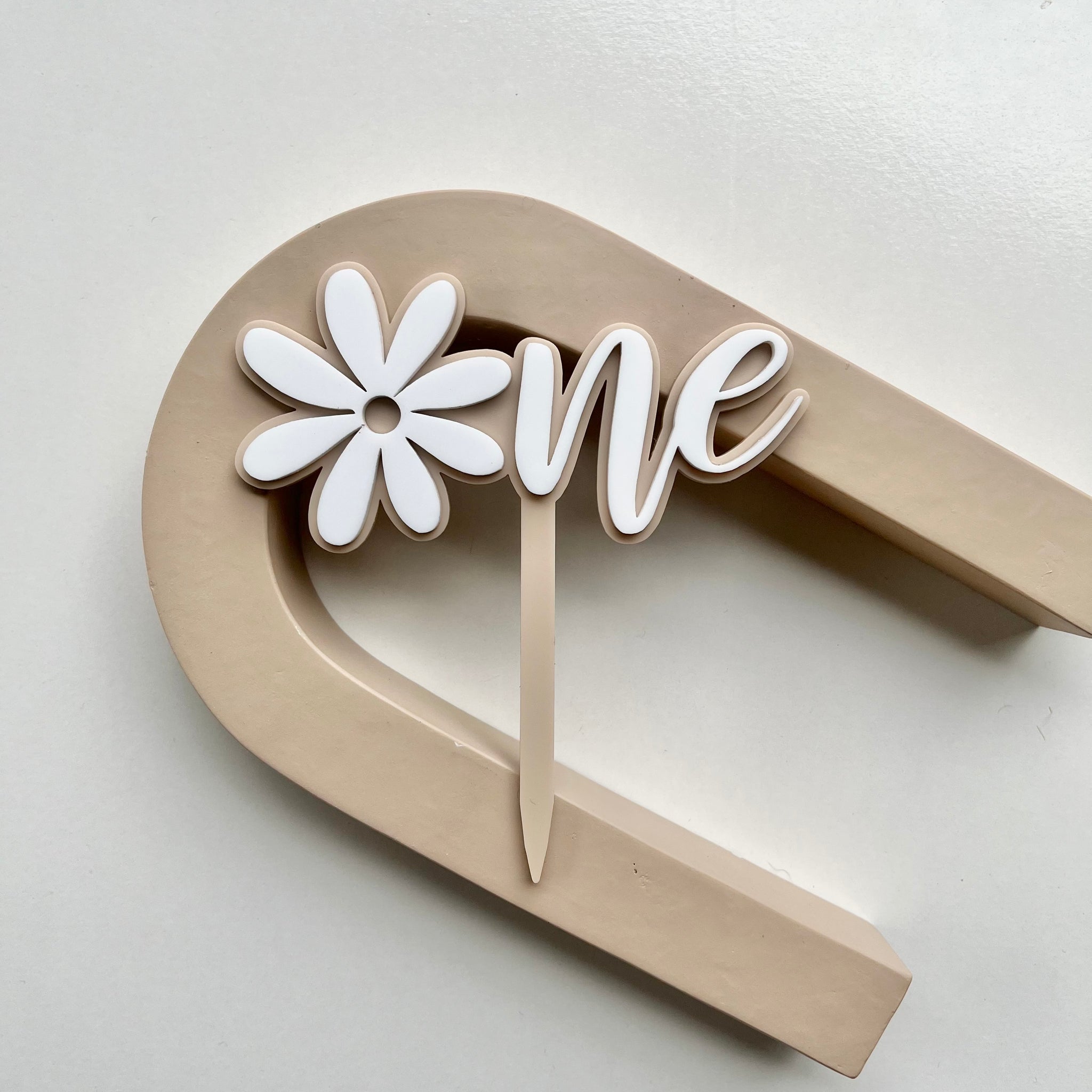 Nude Daisy One Cake Topper – Our Little Deer