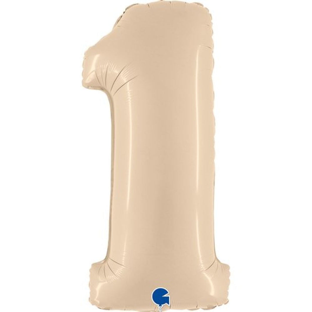 Satin Cream 1 Balloon - 86cm