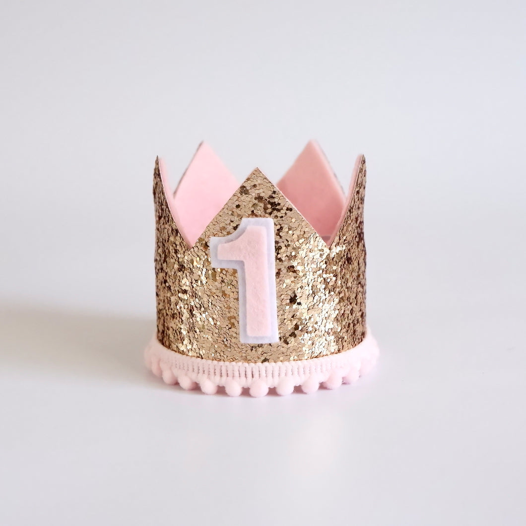 Gold Pink Crown (Pink Lining)